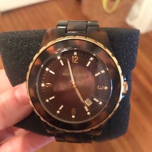 Michael Kors tortoise watch